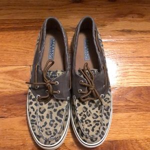 Sperry canvas boat shoe